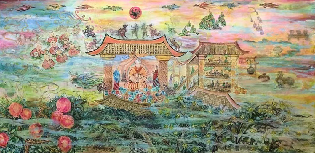 徐旭作品2 大型史学油画《孔子诞生图》创作时间2022年